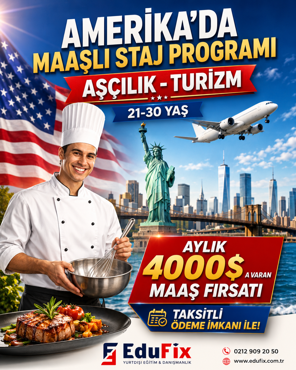 Amerika Maaşlı Staj